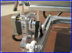 100MW Laser Engraving Machine Blue-Violet CNC DIY Engraver Cutter 17x20cm US