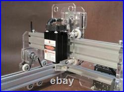 100MW Laser Engraving Machine Blue-Violet CNC DIY Engraver Cutter 17x20cm US