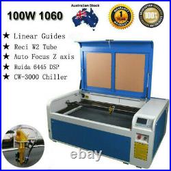 100W 1060 CO2 Laser Engraving Machine Laser Cutter Auto-Focus Guide USB DSP AU