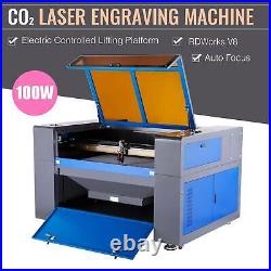 100W 40x24 Bed CO2 Laser Engraver Cutter Cutting Engraving Machine Autofocus