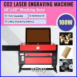 100W C02 Laser Engraver Cutter Engraving Marking Cutting Machine 28x20