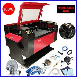 100W C02 Tube USB Laser Cutter Engraver Cutting Engraving Machine with Water Pump