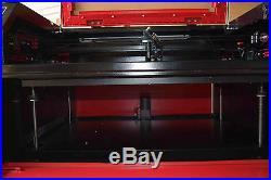 100W CNC CO2 750Laser Engraving Cutting Machine/Engraver cutter500700mm/Red dot