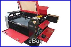 100W CO2 7050 Laser Engraving Cutting Machine/Engraver Cutter WithRotary 2028