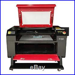 100W CO2 Laser Cutter Engraver Cutting & Engraving Machine with Router Rotary Axis