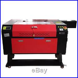 100W CO2 Laser Engraver Cutter Cutting Engraving Machine with 3-JAW Rotary Axis