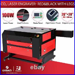 100W CO2 Laser Engraver Cutter Cutting Engraving Marking Machine 28 × 20 Ruida