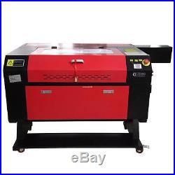 100W CO2 USB Laser Engraver Cutter Engraving Machine Red Dot Point + Rotary Axis