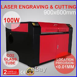 100w Co2 Laser Engraving Engraver Machine 900x600mm Water Cooling Air Assist