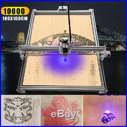 10W 100x100 CNC DIY Laser Engraving Marking Machine Metal Wood Cutter Engraver