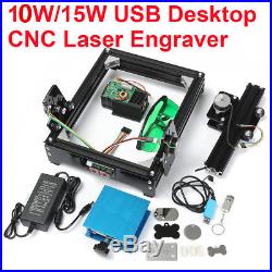 10W 15W USB CNC Laser Engraver DIY Marking Machine For Metal Stone Wood working