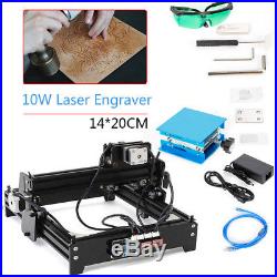 10W DIY Desktop CNC Engraver Metal Laser Cutter Engraving Machine USB Engraver