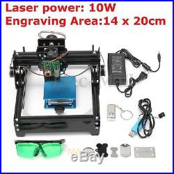 10W Laser Engraver USB DIY Metal Stone Engraving Machine Logo Printer CNC Router