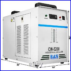 110V Industrial Water Chiller CW-5200 for CNC/ Laser Engraver Engraving Machines