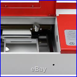 12''X8'' CO2 Laser Engraving Cutting Machine Commercial Engraver Cutter 40W USB