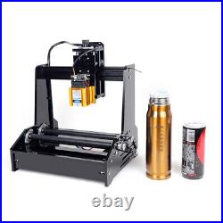 12V GRBL Cylindrical Laser Engraving Machine Desktop Cans Bottle Carving Engrave