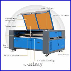 130W 55x35in CO2 Laser Cutting Engraving Machine Engraver Cutter w Water Chiller