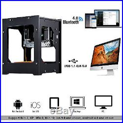 1500mW Bluetooth Laser Engraving Machine Depth Engrave F/ Wood/Plastic/Rubber IS