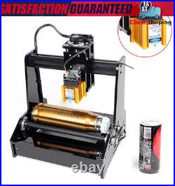 15W Cylindrical Laser Engraving Machine Desktop Metal Engraver Printing Portable