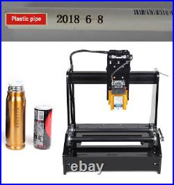 15W Cylindrical Laser Engraving Machine Desktop Metal Engraver Printing Portable