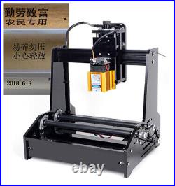 15W Cylindrical Laser Engraving Machine Desktop Metal Engraver Printing Portable