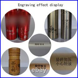 15W Electric Cylindrical Laser Engraving Machine Desktop Metal Engraver Printing