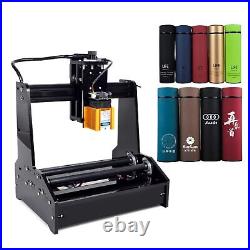 15W Mini Cylindrical Laser Engraving Machine Desktop Metal Engraver Portable