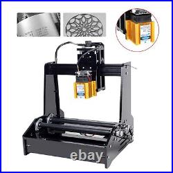 15W Mini Cylindrical Laser Engraving Machine Desktop Metal Engraver Portable