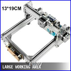 15W Mini Laser Engraver CNC Machine 190x130mm For Wood Leather Plastic Miller US