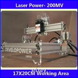17x20cm Home Use DIY Desktop Laser Engraving Machine Logo Picture Marking Cutter