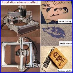 2000MW DIY Desktop Laser Engraving Engraver Machine CNC Cutter Printer 17x20cm
