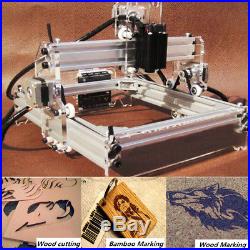 2000MW Laser Engraving Graveur Gravure Machine Cutter Imprimante 17x20CM DIY