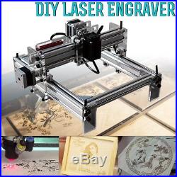 2000mW 17X20cm Desktop Laser Engraving Machine Logo Marking Printer Engraver US#