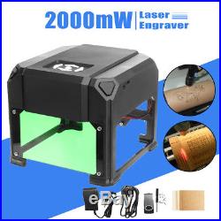 2000mW Logo Marking Engraver Desktop Laser Engraving Machine Range 8080mm DIY
