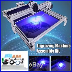 2000mw 65x50cm CNC 2-Axis DIY Laser Engraving Machine Desktop Marking Printer US