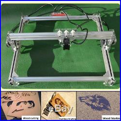 2000mw 65x50cm CNC 2-Axis DIY Laser Engraving Machine Desktop Marking Printer US
