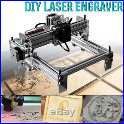 200MW DIY Desktop Laser Cutting Engraving Machine Logo Marking Printer 20x17cm