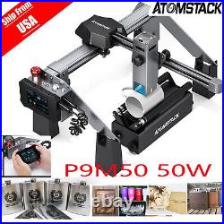 2022 ATOMSTACK P9 M50 50W Laser Engraver DIY laser Cutting Engraving Machine USB