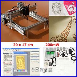 20cm17cm Laser Engraving Cutting Machine Printer Kit Desktop Marking Engraver
