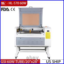 20x28 HL Laser 60W Workbed CO2 Laser Engraver Cutter Engraving Cutting Machine