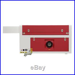 220V 60W CO2 Laser Engraver Cutter Wood Cutting Engraving Machine 600x400mm USB