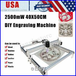 2500mW 4050cm Area Mini Laser Engraving Cutting Machine Desktop Printer Kit US