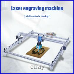 2500mW CNC 2Axis Laser Engraver Metal Marking Machine Wood Cutter 50x40 DIY Kit