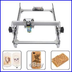 2500mW Mini CNC Laser Engraver Metal Marking Machine Wood Cutter 30x40cm DIY Kit