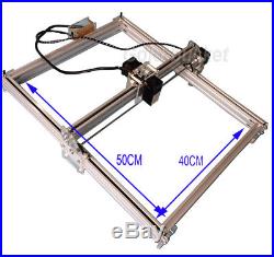 2500mW Mini Laser Engraving Machine Cutter 40X50CM DIY Image Logo Marking Printe