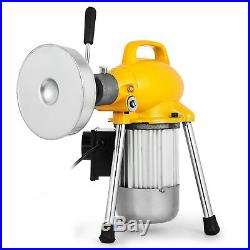 3/4-5 Drain Cleaner 500 W Sectional Sewer Snake Drain Auger Cleaning Machine