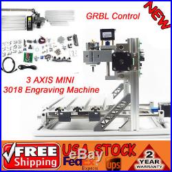 3 Axis 3018 MINI DIY CNC Router Laser Engraver Carving Machine GRBL Control