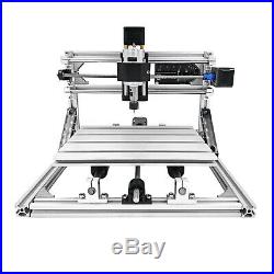 3 Axis CNC Router Kit 2418 500MW TTL T8 Screw Machine With Laser Engraver DIY