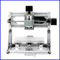 3 Axis DIY CNC Router Machine + 500mW Laser Engraving PCB Milling Wood Carving
