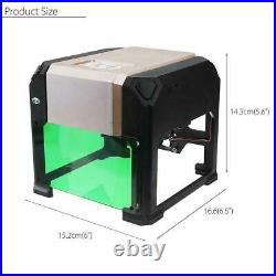 3000MW 3D CNC Laser Engraving Cutting Machine USB Engraver DIY Logo Mark Printer